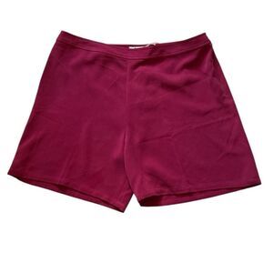 Tommy Bahama‎ Womens Classic Wine Colored Silk Shorts Size 12 NWT